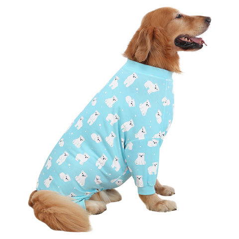 Dog Pajamas One Piece Jumpsuit PJs for M-3XL Dogs