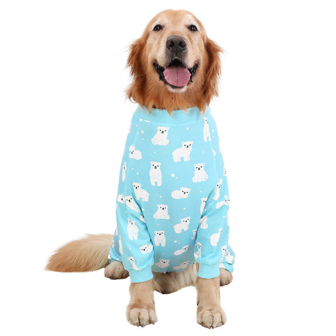 Dog Pajamas One Piece Jumpsuit PJs for M-3XL Dogs