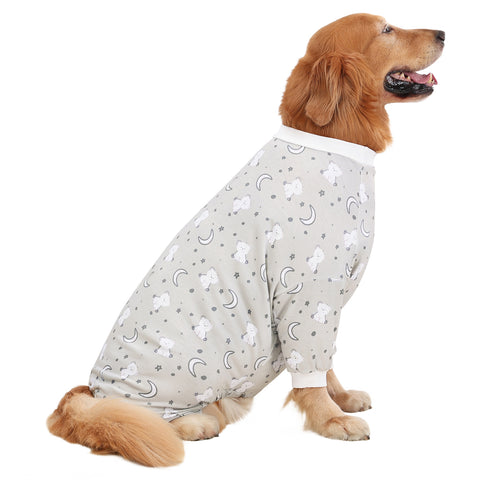 Dog Pajamas One Piece Jumpsuit PJs for M-3XL Dogs