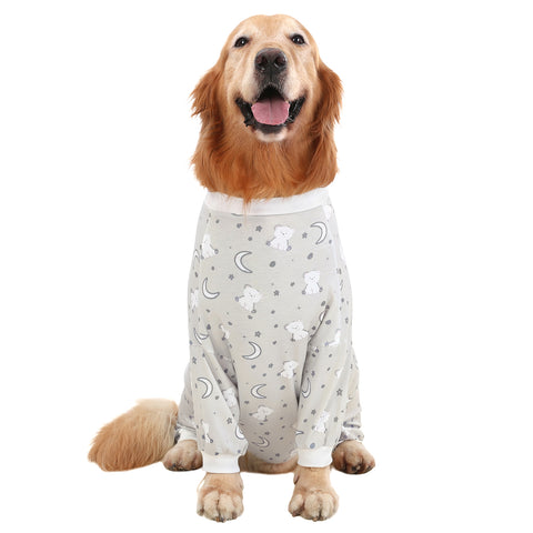 Dog Pajamas One Piece Jumpsuit PJs for M-3XL Dogs