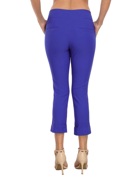 Pull On Capri Pants for Women with Pockets