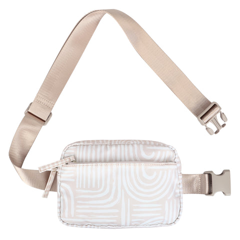 Cross Body Belt Bag 2L Fanny Pack with Adjustable Strap