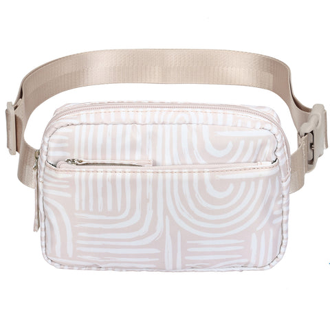 Cross Body Belt Bag 2L Fanny Pack with Adjustable Strap