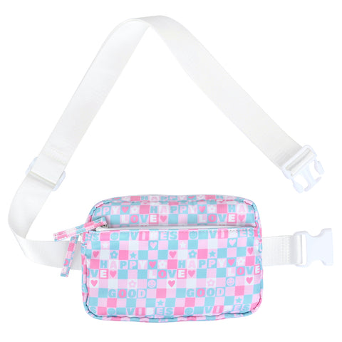 Cross Body Belt Bag 2L Fanny Pack with Adjustable Strap