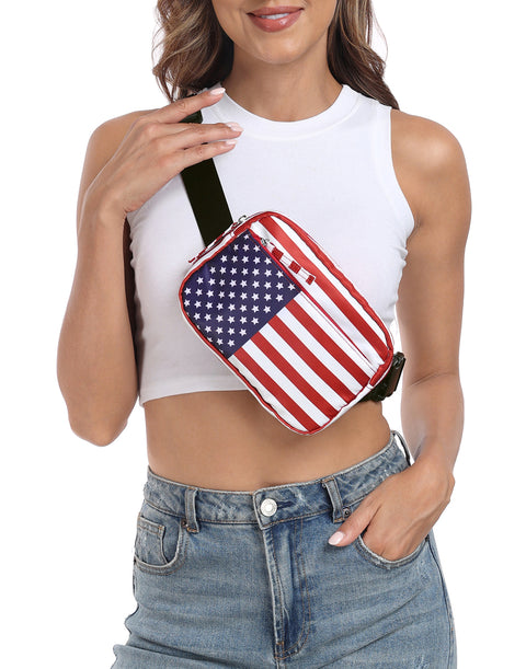 Cross Body Belt Bag 2L Fanny Pack with Adjustable Strap