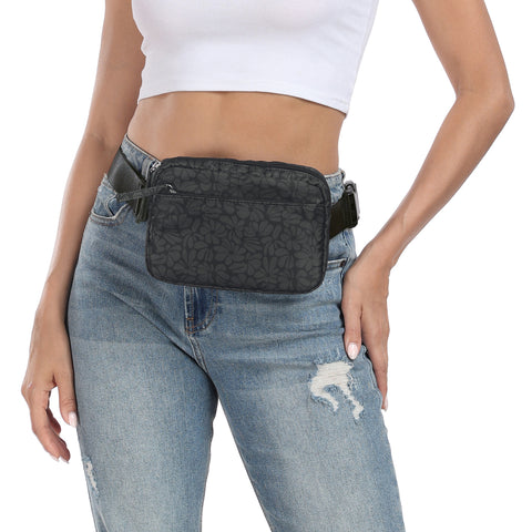 Cross Body Belt Bag 2L Fanny Pack with Adjustable Strap