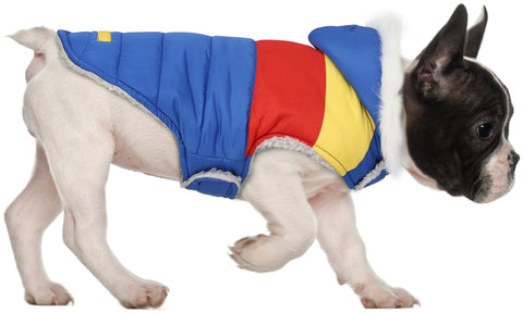 Dog Puffer Jacket with Harness Hole