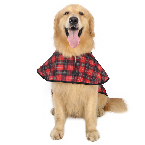 Patterned Dog Raincoat with Hood