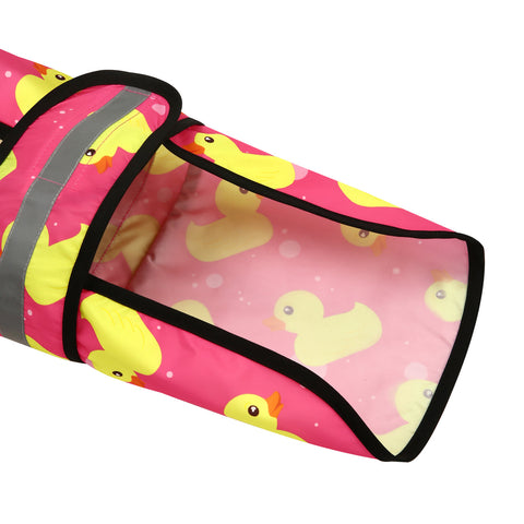 Patterned Dog Raincoat with Hood