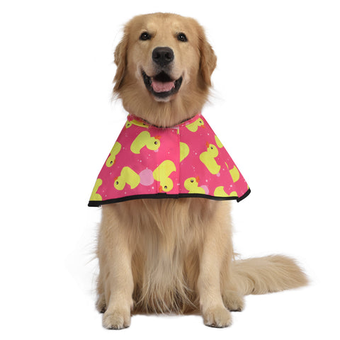 Patterned Dog Raincoat with Hood