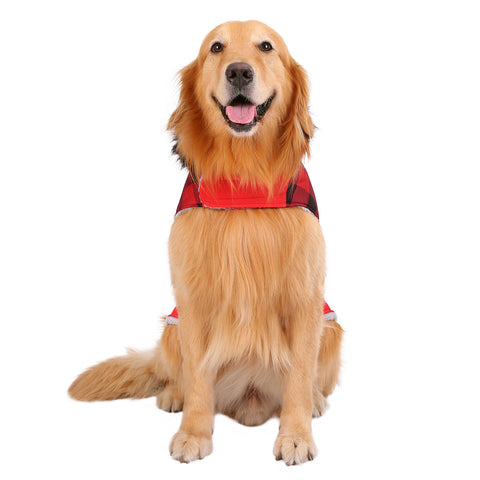 Dog Puffer Jacket with Harness Hole