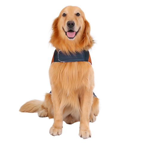 Dog Puffer Jacket with Harness Hole