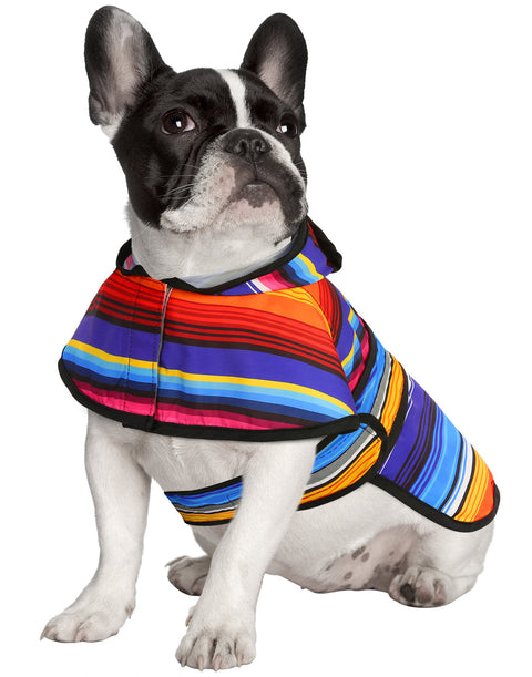 Patterned Dog Raincoat with Hood