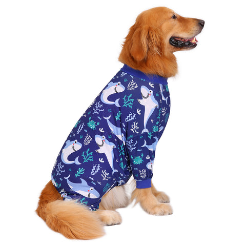 Dog Pajamas One Piece Jumpsuit PJs for M-3XL Dogs