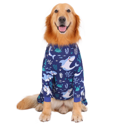 Dog Pajamas One Piece Jumpsuit PJs for M-3XL Dogs