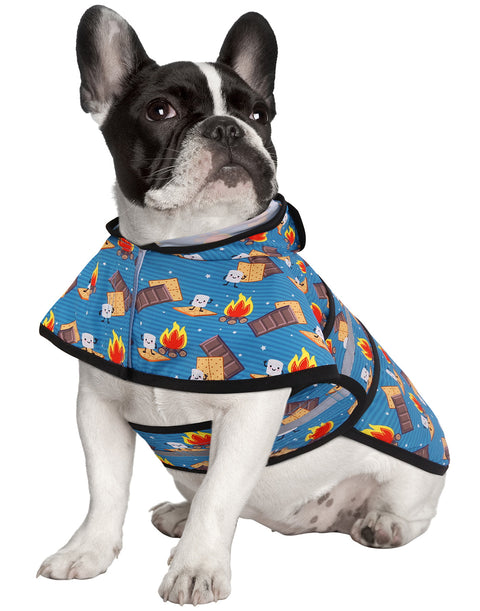 Patterned Dog Raincoat with Hood