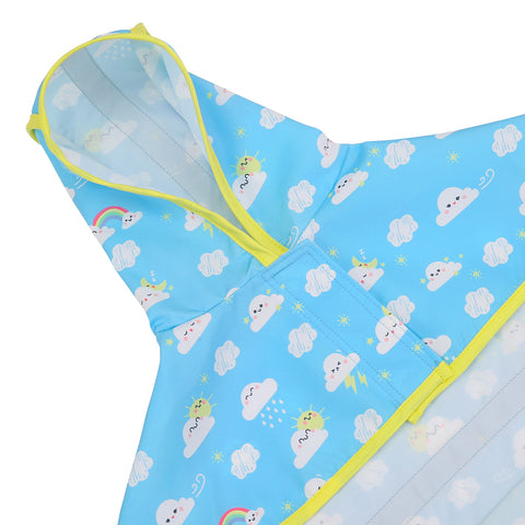 Patterned Dog Raincoat with Hood