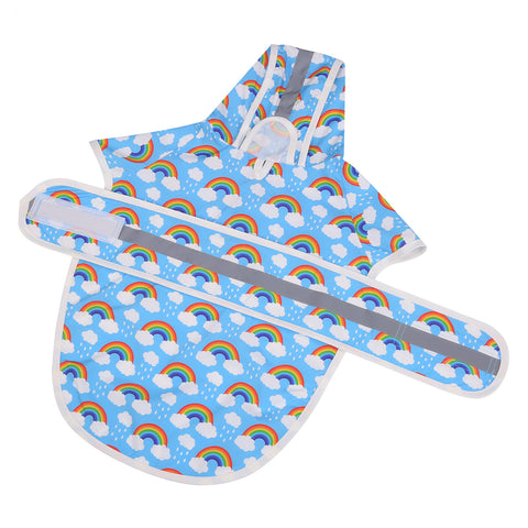 Patterned Dog Raincoat with Hood