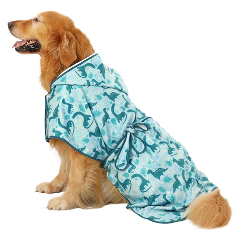 Dog Bathrobe Drying Towel with Hood