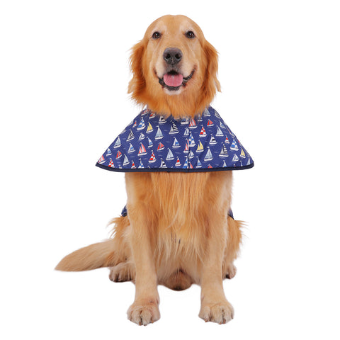 Patterned Dog Raincoat with Hood