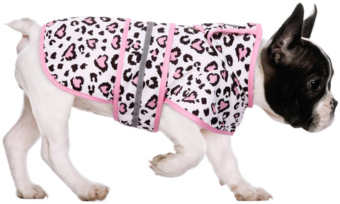 Patterned Dog Raincoat with Hood