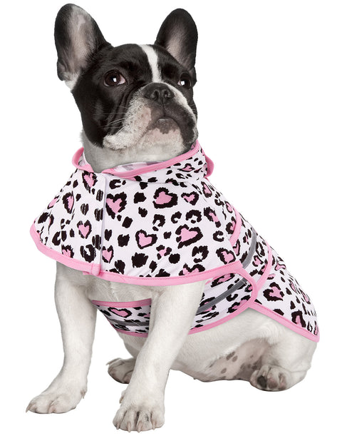 Patterned Dog Raincoat with Hood