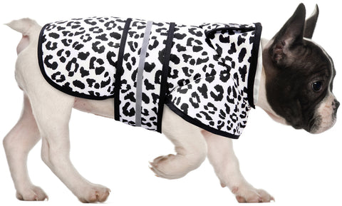 Patterned Dog Raincoat with Hood