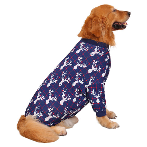 Dog Pajamas One Piece Jumpsuit PJs for M-3XL Dogs