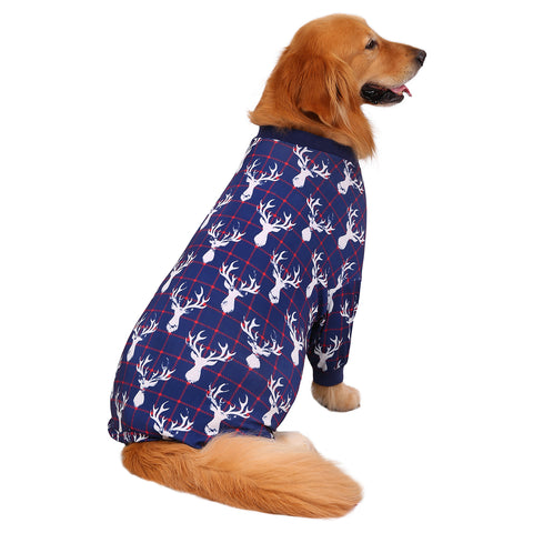 Dog Pajamas One Piece Jumpsuit PJs for M-3XL Dogs