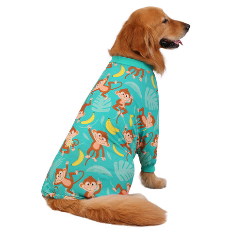 Dog Pajamas One Piece Jumpsuit PJs for M-3XL Dogs