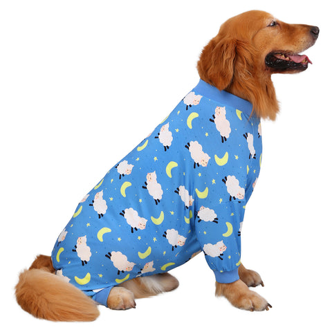 Dog Pajamas One Piece Jumpsuit PJs for M-3XL Dogs