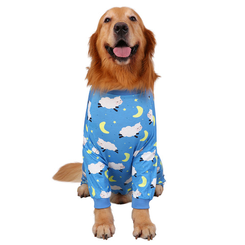 Dog Pajamas One Piece Jumpsuit PJs for M-3XL Dogs