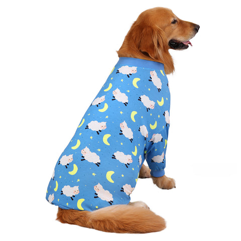 Dog Pajamas One Piece Jumpsuit PJs for M-3XL Dogs