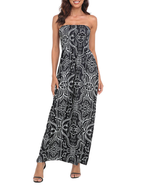 Strapless Summer Maxi Dress