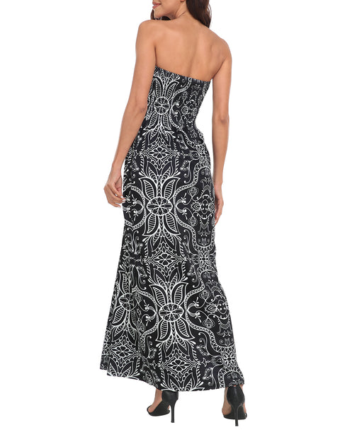 Strapless Summer Maxi Dress