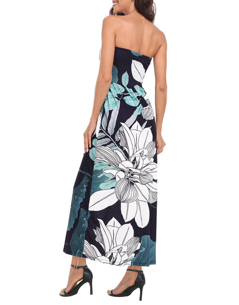 Strapless Summer Maxi Dress