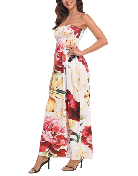 Strapless Summer Maxi Dress