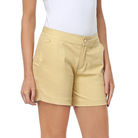 Chino Shorts for Women with 5" Inseam