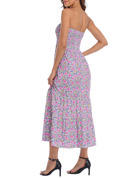 Strapless Summer Maxi Dress