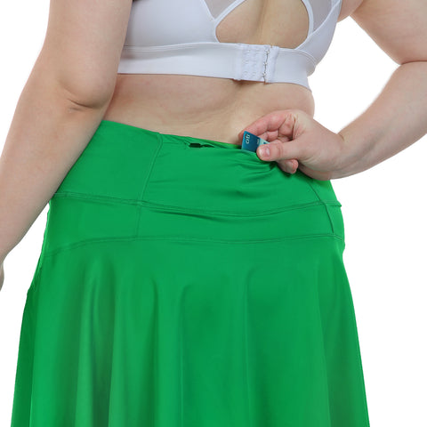 Plus Size Tennis Skort Pleated Golf Skirt with Shorts