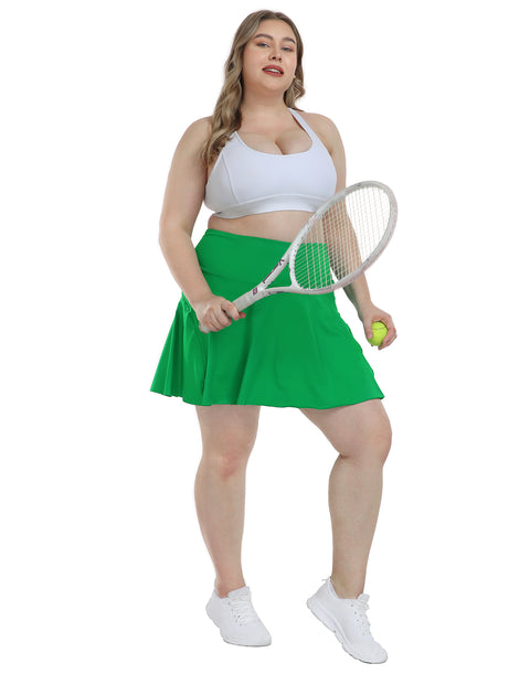 Plus Size Tennis Skort Pleated Golf Skirt with Shorts