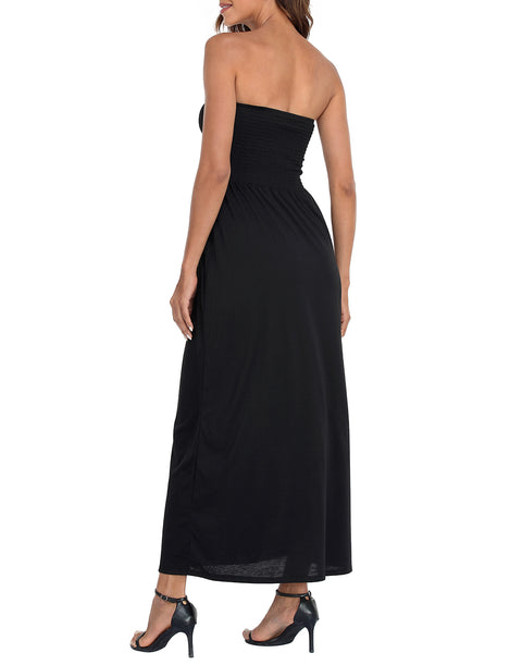 Strapless Summer Maxi Dress