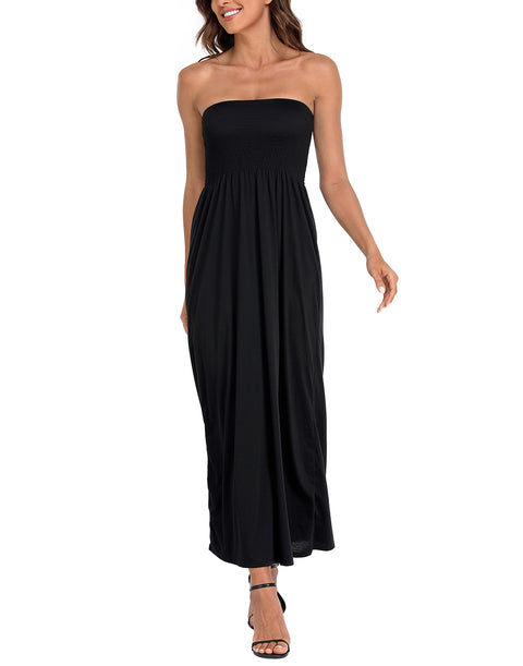 Strapless Summer Maxi Dress