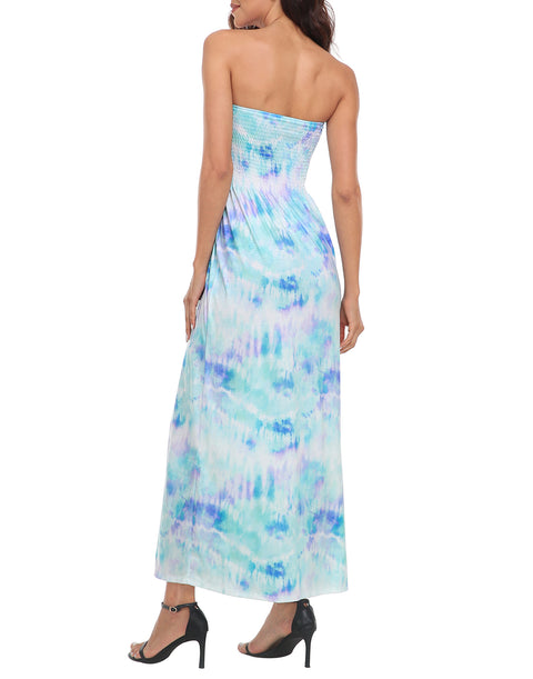 Strapless Summer Maxi Dress