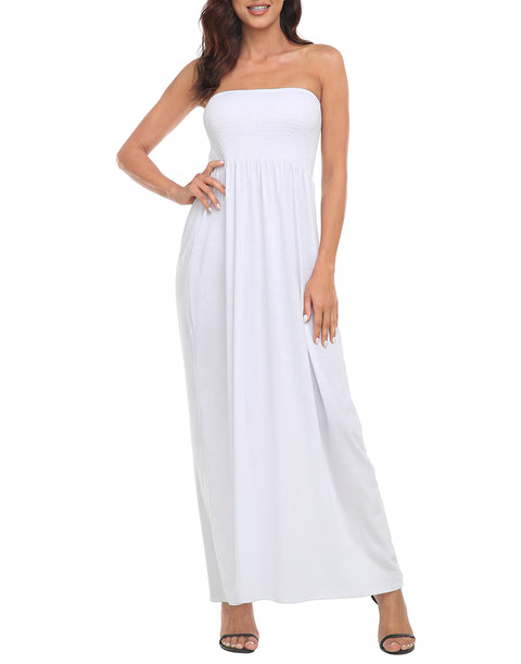 Strapless Summer Maxi Dress