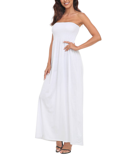 Strapless Summer Maxi Dress