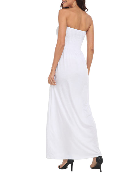 Strapless Summer Maxi Dress