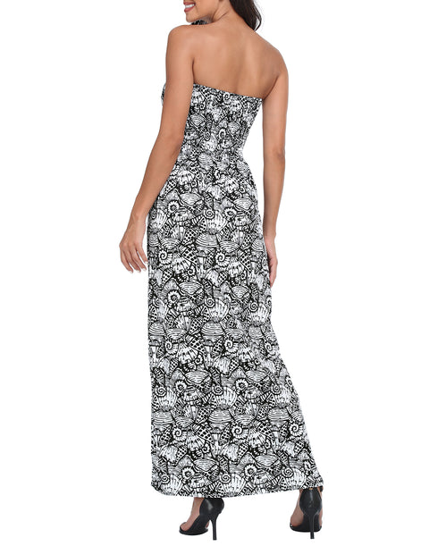 Strapless Summer Maxi Dress