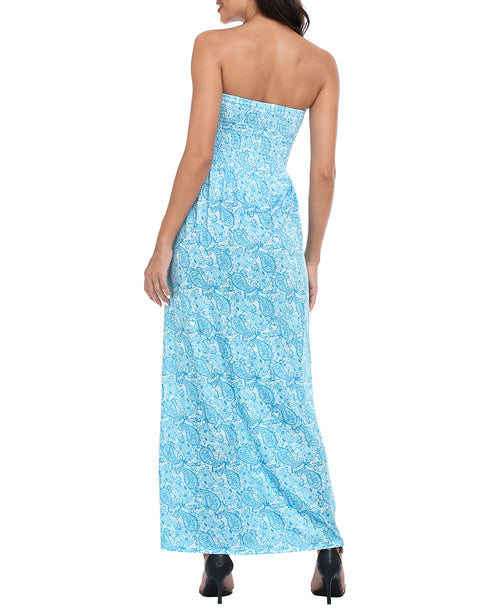 Strapless Summer Maxi Dress