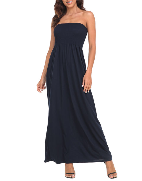 Strapless Summer Maxi Dress